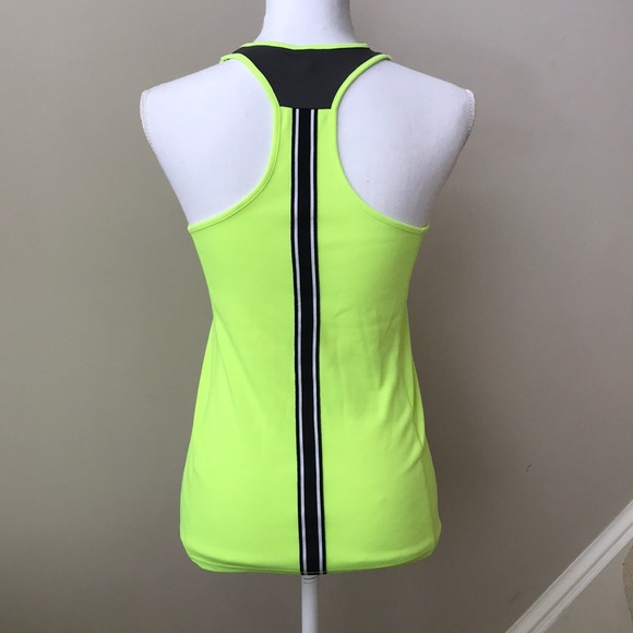 Neon Yellow Athletic Tank - Picture 2 of 5